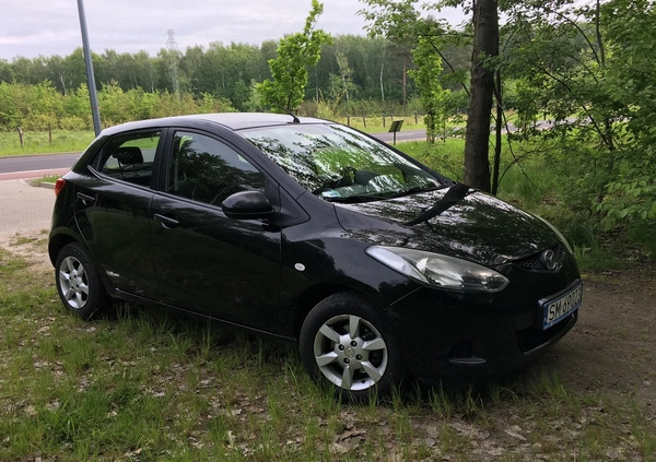 Mazda 2 cena 11000 przebieg: 194027, rok produkcji 2008 z Mysłowice małe 154